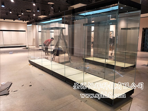 展示柜珠宝首饰玻璃柜台玉器展柜博物馆文物陈列展览柜台 -.